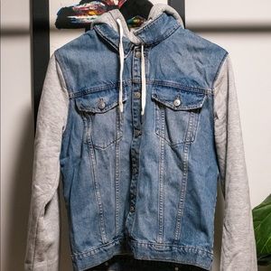 Hooded Denim Jacket